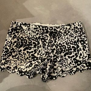 J.Crew scalloped print short - size 12